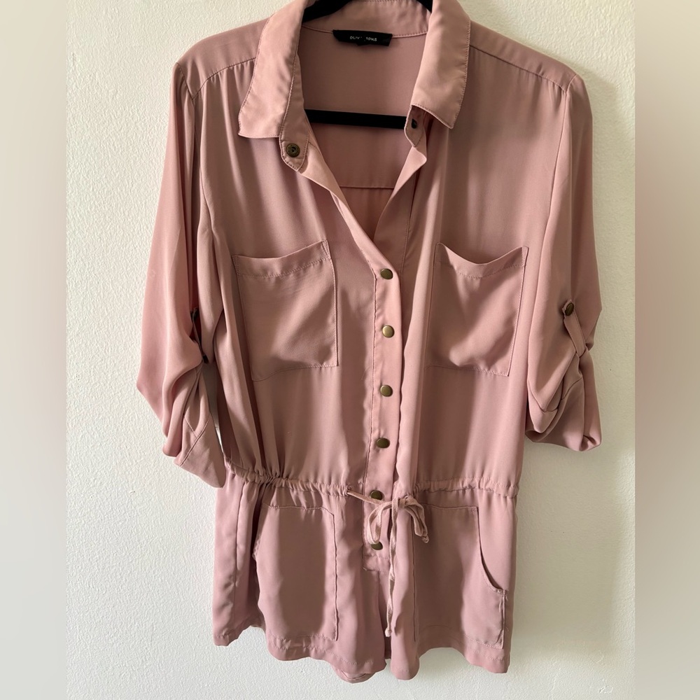 Olivaceous Pink romper